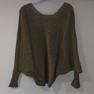 WORN ONCE - womens size S olive green sweater